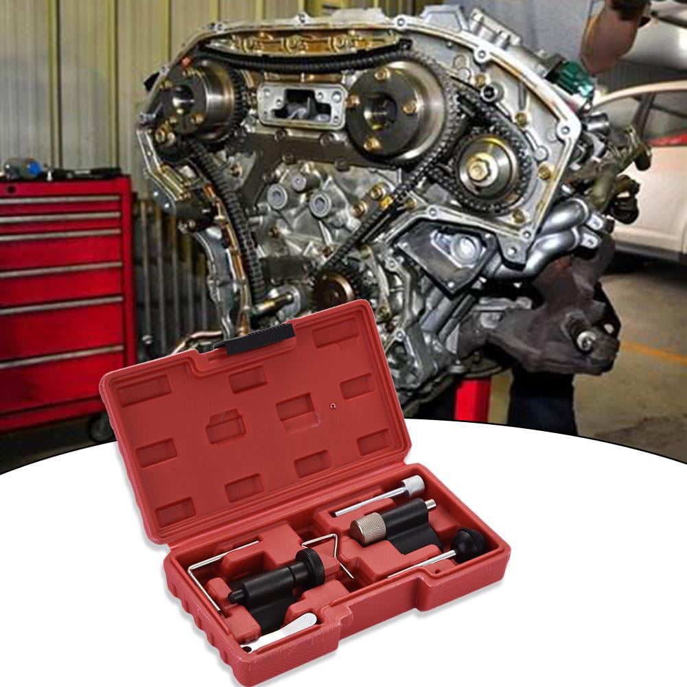 7pcs Universal Diesel Engine Timing Cam Camshaft Alignment Crank Locking Tool Set For VW AUDI SEAT SKODA with 1.9L 2.0LTDI PD DOHC Engine 