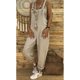 thumbnail image 1 of Mono con tirantes holgado e informal de moda europea y americana para mujer, pantalones con tirantes de talla grande, 1 of 3