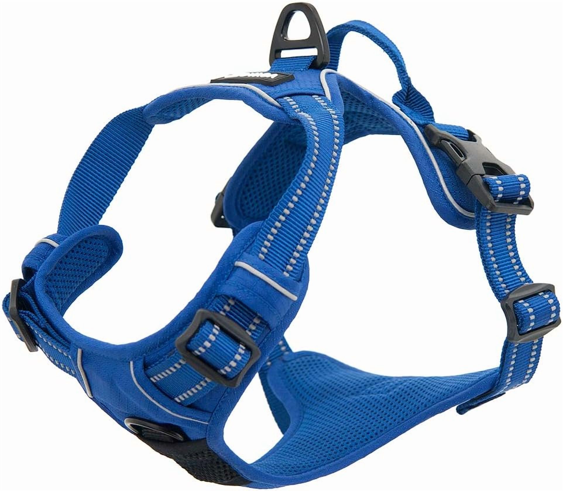 Voyager Dual Leash Attachment Dog Harness, XS, Royal Blue photo 8