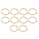 thumbnail image 4 of 10 colgantes redondos de marco hueco para hacer joyas DIY, suministros de manualidades, color dorado, 4 of 12