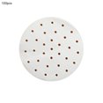 thumbnail image 1 of Flmtop 100Pcs/Set Steamer Paper More Thicken Non-stick Paper Practical Food-grade Steamer Paper Pad for Home, 1 of 11