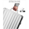 thumbnail image 6 of 20" Carry-on Zipperless Aluminum Polycarbonate Luggage, Silver, ZX-Core, 6 of 12