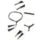 thumbnail image 2 of Cinturones delgados trenzados con flecos para mujeres Inspire Chic, negros, 132 cm/52 pulgadas, 2 of 7