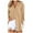 Coffee, variant on Summer TAGOLD Women's Casual Roll-Up Sleeve Long Sleeve Tops Cotton Linen Blouse Button Long Shirt Dress Plus Size High Low Shirt Khaki L
