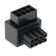 thumbnail image 5 of Adaptador de corriente Hugo Conector de dirección portátil 8 pines hembra a 8 pines macho Negro, 5 of 10
