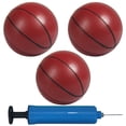 thumbnail image 3 of UPKOCH 3Pcs PVC Inflatable Basketball Coffee Color Indoor Sports Patting Ball, 3 of 8