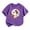 Purple, variant on Zylarhe Boys Halloween Shirts Short Sleeve Crewneck Casual Summer Fashion Top with Cute Print for Kids Pink 9-10 Years