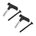 thumbnail image 1 of Oleegame 2PC Spoon And Lid Rest Hole Tool Open Drill Punch Opener Tool Cocoss Coconuts Water Rack Black, 1 of 9