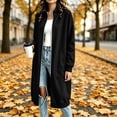 thumbnail image 5 of IUYRTFE Women Mid Length Zip Up Coat with Pockets for Winter Casual Daily Wear, 5 of 7