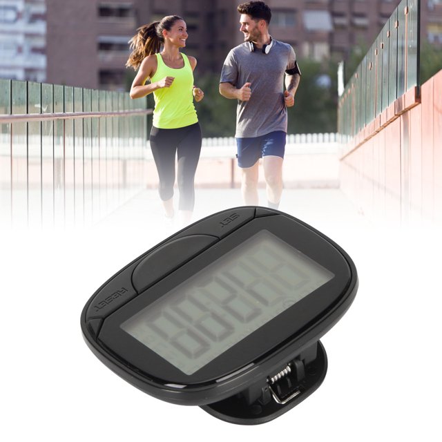 <p>Step Counter Distance Calorie Pedometer Big Screen Clock Display 2D Step Counter With Back Clip Multifunctional For Walking Running</p>
