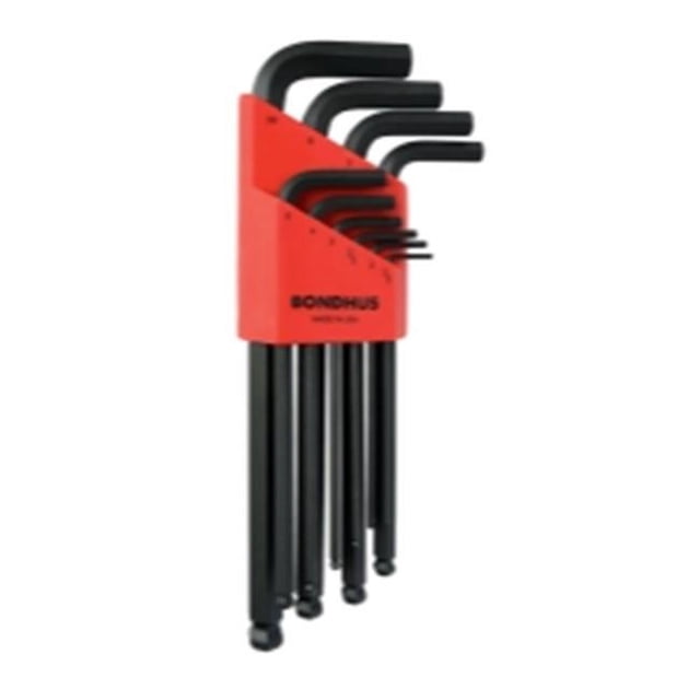 Bondhus 10990 Métrique Boule Fin L-Porte-Clés Set&44; 10 Pièces