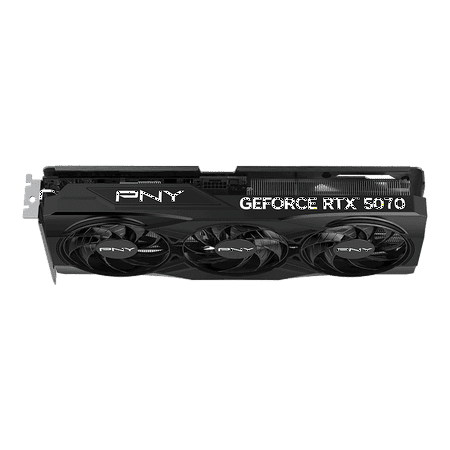 PNY - GeForce RTX 5070 12GB OC GDDR7 PCI Express 5.0 Graphics Card with Triple Fan - Black
