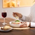thumbnail image 2 of Kook 4-Pc Ceramic Pasta Bowl Set 40 Oz Stoneware Serving Bowls for Kitchen, White, 2 of 5