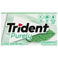 thumbnail image 3 of Trident Purely Spearmint Sugar-Free Chewing Gum, 12 Packs of 14 Pieces (168 Total Pieces), 3 of 3