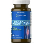 Puritan's Pride Glucosamine Hydrochloride 1000 mg Shellfish-Free-60 Tablets