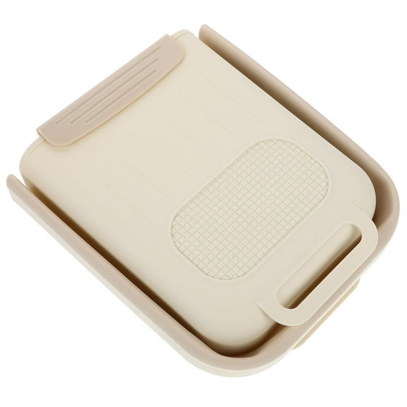 LABRIMP 1Pack Door Trash Cans Wall Hang Waste Bin Plastic Material For Bathroom Laundry Room