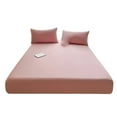 thumbnail image 4 of SIfdSeng Get it Fast Solid Color Bed Cover Class A Full Solid Color Washed Baby and Grade Bedspread Cover Imitation Pure Bed Sheet, 4 of 5
