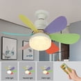 thumbnail image 2 of Lámpara Ventilador Techo LED 30 W para Sala Estar (control Remoto Multicolor Transparente), 2 of 9