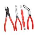 thumbnail image 3 of davian 4 Pieces Connector Separator Electrical Disconnect Pliers Automotive Tools Plug Connector Disconnect Tool Multipurpose Metal Crafted From Carbon Steel Red, 3 of 8