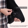 thumbnail image 3 of Chaleco TOMSHOO Chaleco calefactable Chaleco calefactable para hombre y mujer Chaleco cálido ajustable Ropa de calefacción eléctrica Abrigo de invierno para hombre y mujer Viajes al aire libre Deporte, 3 of 8