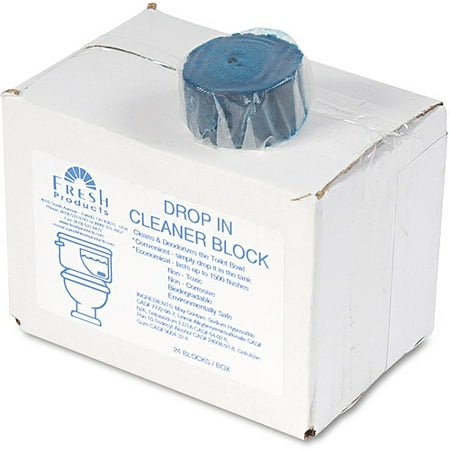 Fresh Products Drop-In Tank Non-Para Cleaner Block, 24/Box, 3 Boxes/Carton