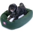 thumbnail image 1 of Cama en forma de bagel para perros de Majestic Pet Products, Verde, 1 of 6