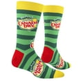thumbnail image 3 of ODD SOX – Canada Dry Stripes Crew Socks – Official Licensed Novelty Unisex Socks – Large Size Comfy, 3 of 6