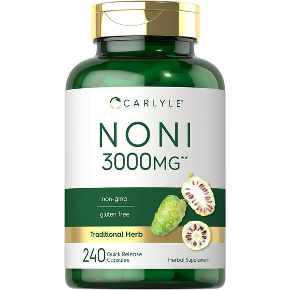 Noni Capsules | 3000mg | 240 Count | by Carlyle