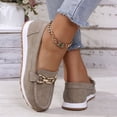 thumbnail image 4 of Quaouag Loafers for Women Casual Comfortable Slip On Flat Shoes Lightweight Leisure Work Shoes Comfort Walking Shoes, 4 of 7