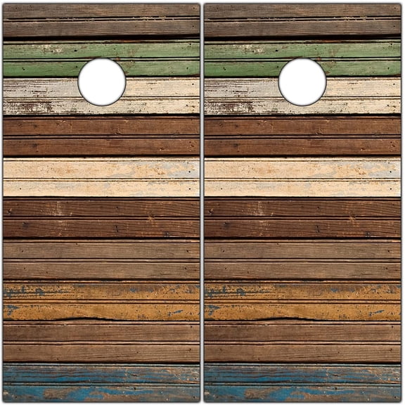 Cornhole Wraps for Boards Vinyl Decals (Set of 2) Wood Panels - Corn Hole Bean Bag Toss Wrap Stickers Skins (Boards Not Included)