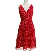 George ME - Women's Polka-Dot Chiffon Dress