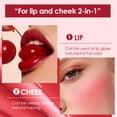 thumbnail image 3 of Hydrating 2-in-1 Lip & Cheek Liquid Tint by Julystar, Waterproof Non-Stick Cup Smudge Resistant Long Wear Lip Stain for Natural Monochrome Makeup, 3 of 9