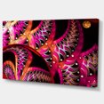 thumbnail image 2 of Unique Magenta Fractal Design Pattern - Oversized Abstract Canvas Art, 2 of 3