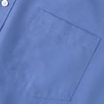thumbnail image 4 of Jorlat Men's Short Sleeve Shirt Oxford Regular Fit Button Down Collar Shirts with Pocket, 4 of 7