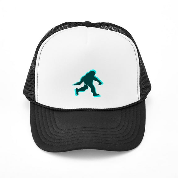 CafePress - Bigfoot Shadow - Adjustable Unisex Printed Trucker Hat with Mesh Back