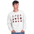 thumbnail image 4 of Classic Christmas Holiday Ornaments Sweatshirt for Men or Women Brisco Brands S, 4 of 6