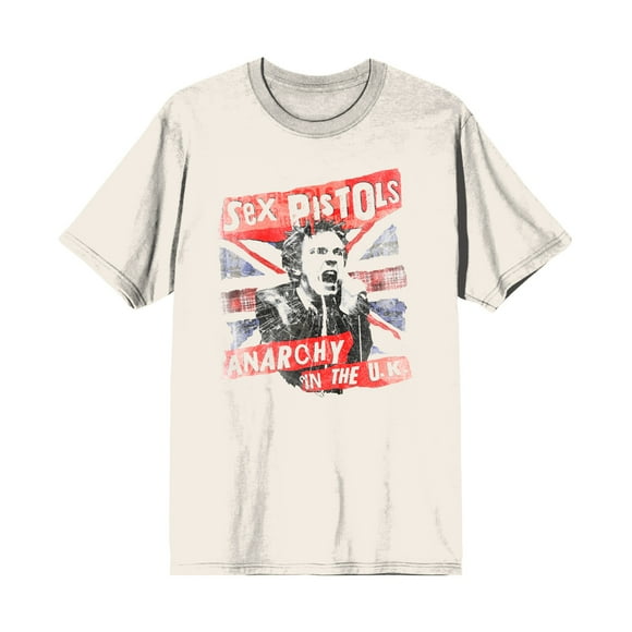 Sex Pistols Anarchy in the UK Beige T-Shirt