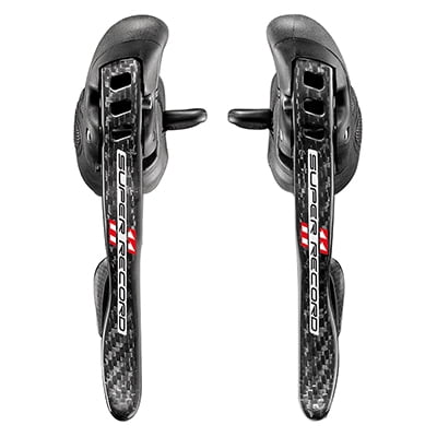 Ergopower Shifters - Campagnolo Super Record Ergopower Shifter Set, 11-Speed, Carbon