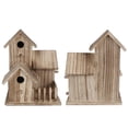 thumbnail image 3 of Unique Shape Birdhouse, Wood Bird House, Non-toxic For Birds Swallows Parrots Other Wild Animals, 3 of 8