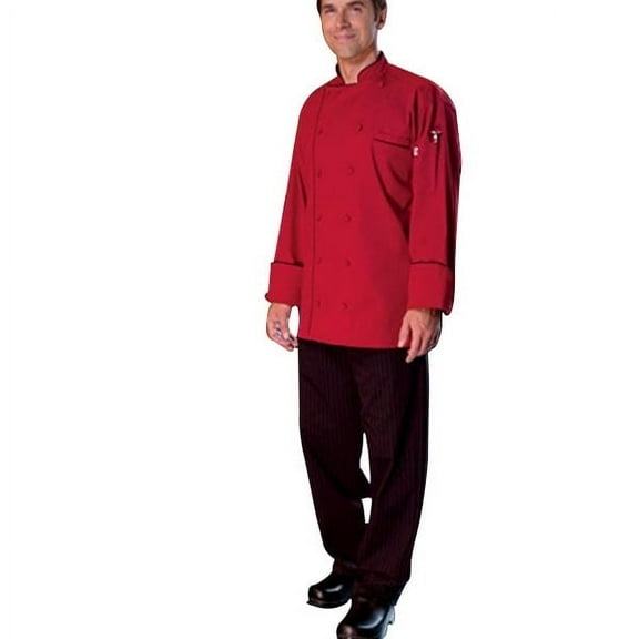 4003-7103 Baggy Pant Blk-Red Pinstripe Md