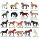 thumbnail image 3 of Oenux - Juego de animales para lavar caballos en la granja, establos, clubes, cafeterías, modelos de casas, jinetes, sillas de montar, vallas, figuras de acción, regalo de Navidad, juguetes para niños, 3 of 5