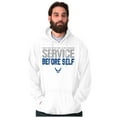 thumbnail image 5 of US Air Force USAF Service Before Self Hoodie Sweatshirt Women Men Brisco Brands M, 5 of 6