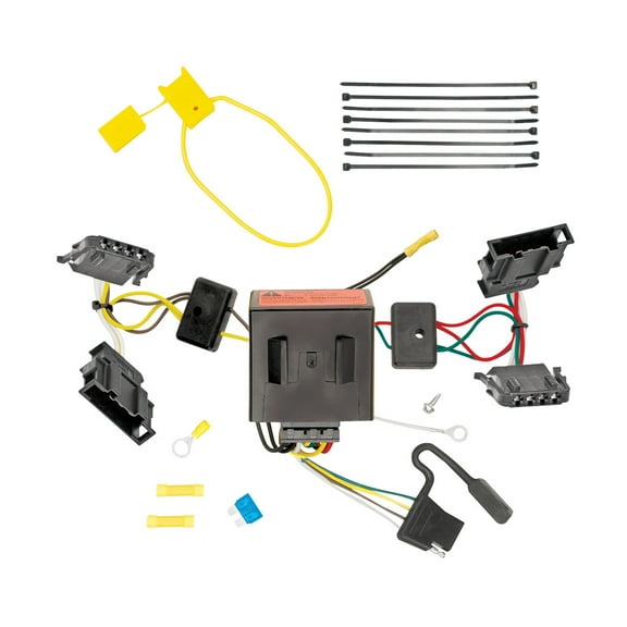 Tekonsha T-One T-Connector Harness, 4-Way Flat, w/Circuit Protected ModuLite HD Module TK118572