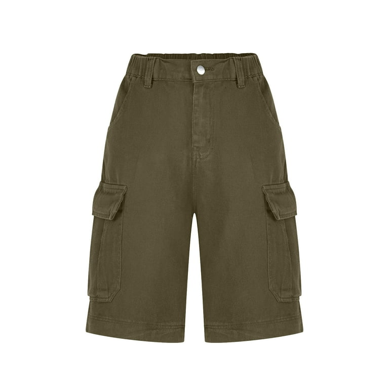 Cargo Shorts for Women Multiple Pockets Mid Rise Cute Pants Cargo Shorts for Women Multiple Pockets Mid Rise Cute Pants