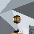 thumbnail image 4 of Lámpara nórdica simple y moderna con diseño de agua, bola de cristal, retro, creativa, con personalidad, para restaurante, bar, dormitorio, mesita de noche, candelabro pequeño, 4 of 5