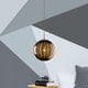 thumbnail image 4 of Lámpara nórdica simple y moderna con diseño de agua, bola de cristal, retro, creativa, con personalidad, para restaurante, bar, dormitorio, mesita de noche, candelabro pequeño, 4 of 5