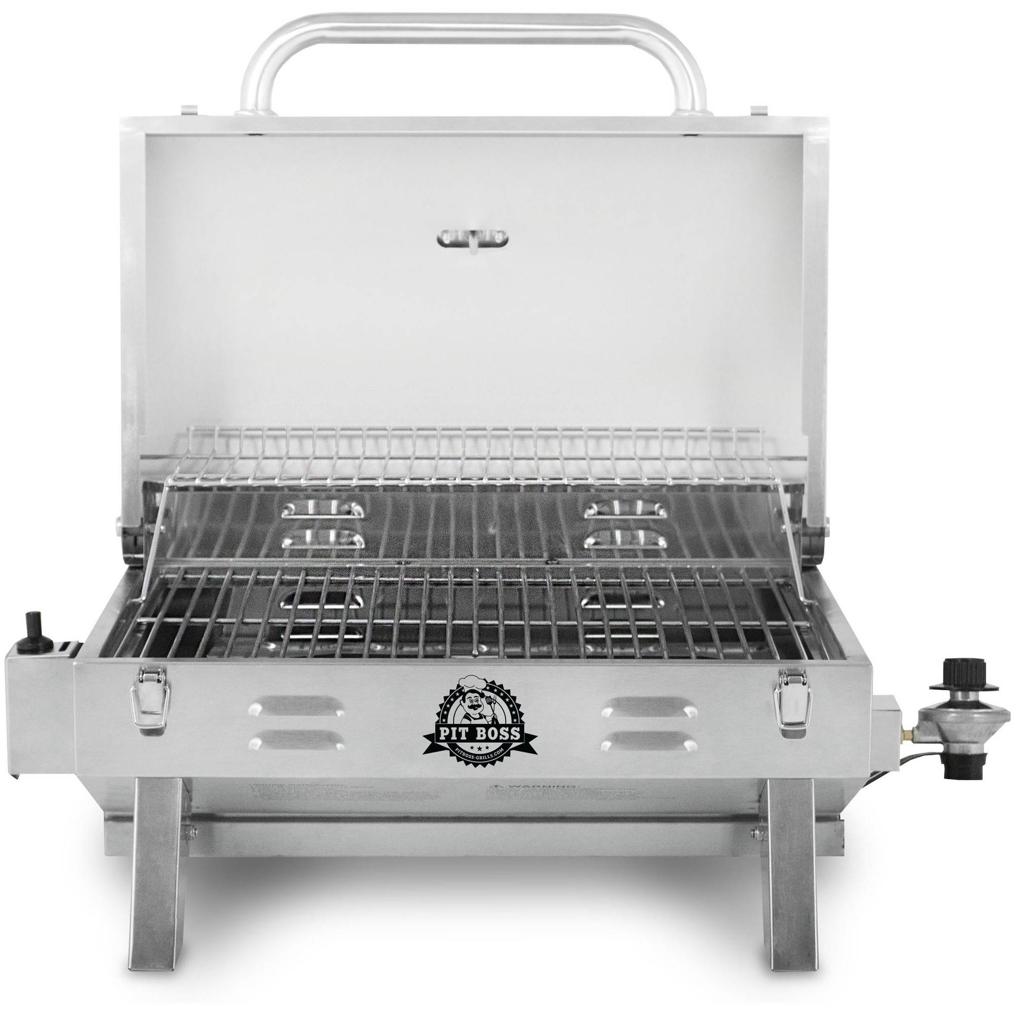 Pit Boss 305 sq in Stainless Steel Portable Grill - image 2 of 10