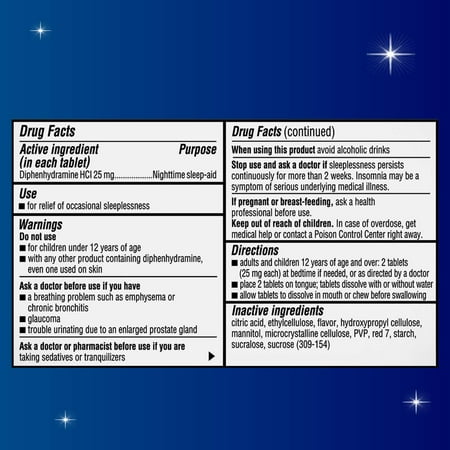 Unisom Sleepmelts, Cherry, 24 each (Pack of 4)