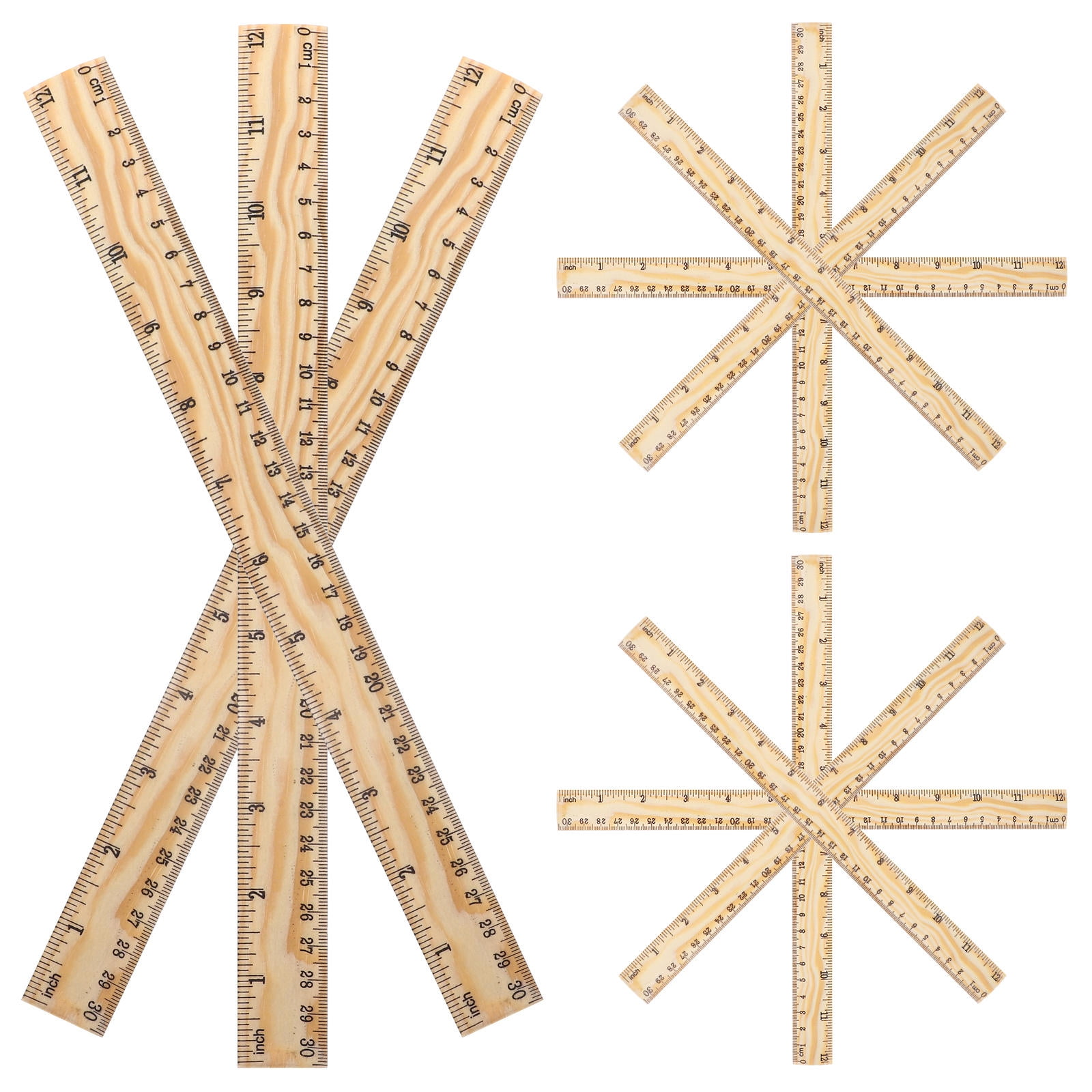 WHAMVOX  26 Pcs Quilting Tailoring Ruler Measuring Tool Student Office