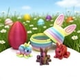 thumbnail image 6 of 3D Printed Easter Eggs with Bunny Inside,Bunny Egg,Easters Basket Stuffers for Home/Office Desktop Decor,Fun Easter Surprise Rabbit Eggs Easter Gift (C), 6 of 9